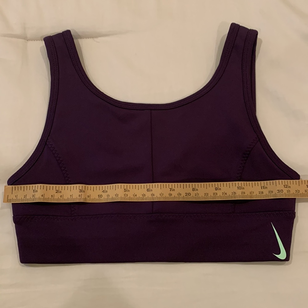 NIKE Sports Bra Plum Purple Sz XS - Picture 3 of 5